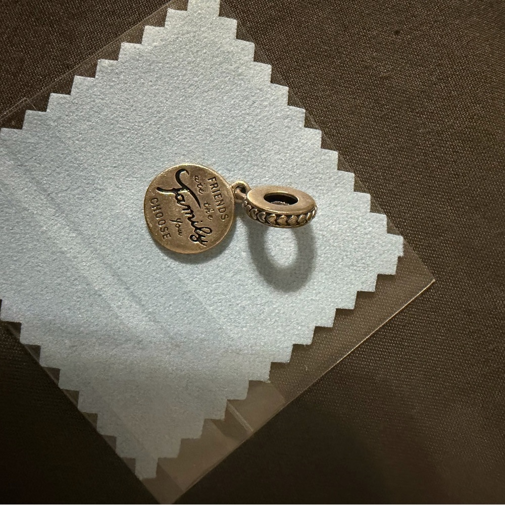 Pandora Silver Engraved Charm